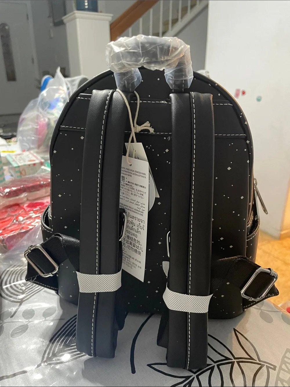 Loungefly Star Wars Black Character Mini Backpack with Colorful Artwork
